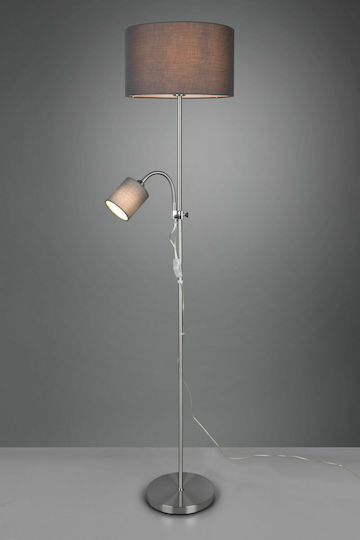 Trio Lighting Owen Floor Lamp H160xW36cm. with Socket for Bulb E27 Brown