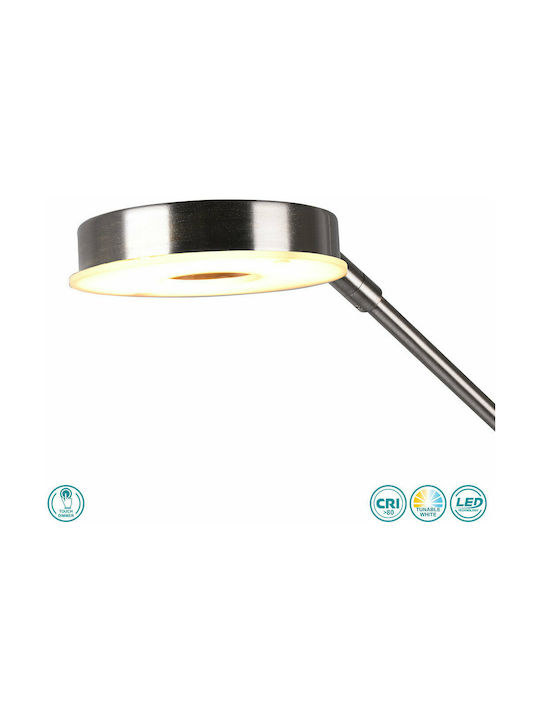 Trio Lighting Barrie LED Φωτιστικό Δαπέδου Υ181xΜ30εκ. με Ρυθμιζόμενο Λευκό Φως 4000lm Ασημί