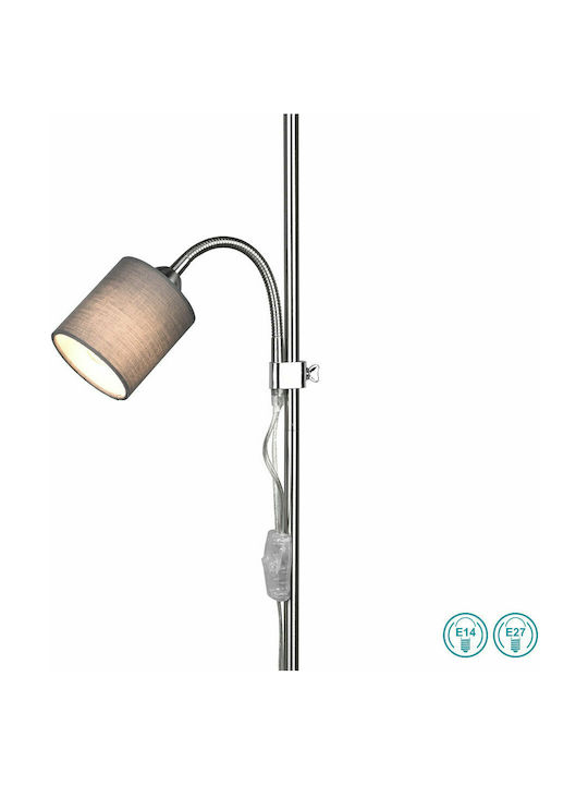 Trio Lighting Owen Lampa de podea Î160xL36cm. cu Soclu pentru Bec E27 Maro