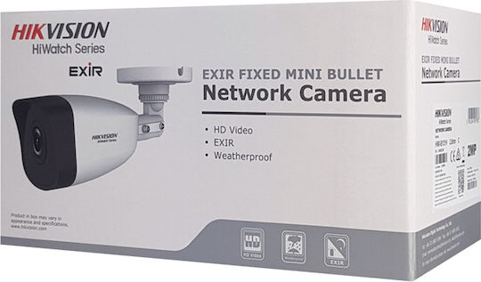 Hikvision HWI-B121H IP Камера за Наблюдение 1080p Full HD Водоустойчива с Обектив 2.8мм