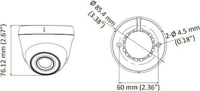 Hikvision HWT-T120-P CCTV Überwachungskamera 1080p Full HD Wasserdicht mit Linse 2.8mm