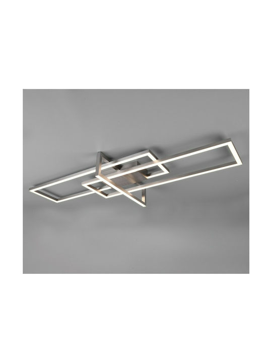 Trio Lighting Salinas Plafonieră de Tavan 100buc Argintiu cu LED Integrat