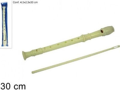 Graft Soprano Παιδική Πλαστική Φλογέρα Flute 1 Γερμανική Λευκή