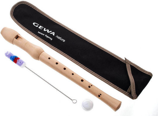 Gewa Soprano Wooden Recorder C-Soprano Recorder Natura Baroque Beige