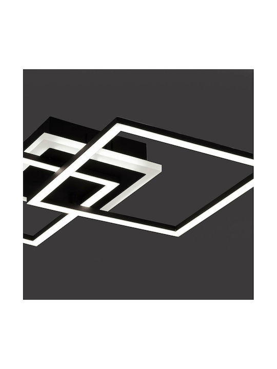 Trio Lighting Venida Deckenleuchte 57.5cm Schwarz mit Integrierter LED
