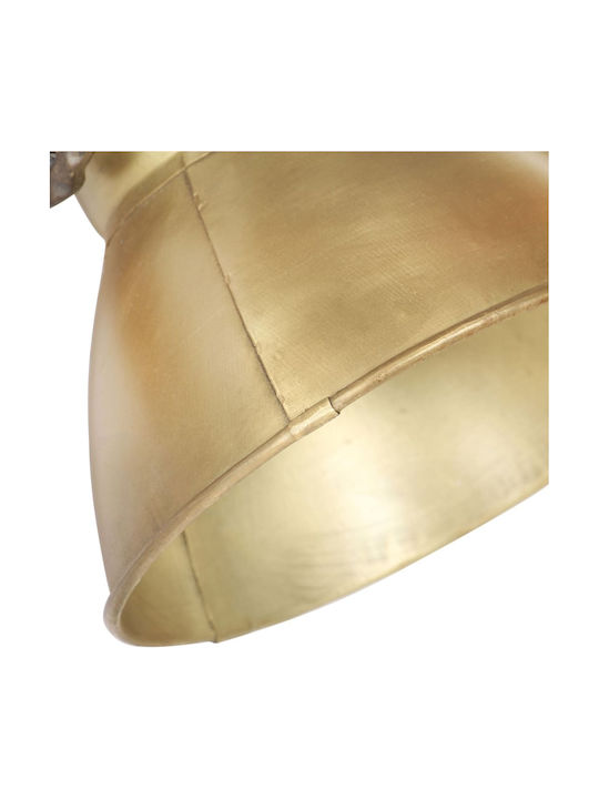 vidaXL Industrial Wall Lamp with E27 Bronze 45x25cm