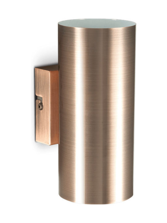 Ideal Lux Hot Leuchte Wand Kupfer 8x11x8cm Ideal Lux Hot Leuchte Wand Kupfer 8x11x8cm