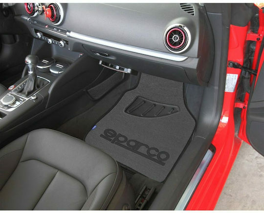 Sparco Комплект Предни и Задни Постелки Универсален 4бр от Килим Сиви