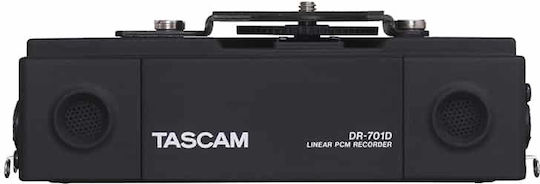 Tascam DR-701D Polyphonic Digital Portable Recorder Battery/Power for Recording on Memory Card with Recording Duration 12.5 Hours, Phantom Power and USB Power Supply
