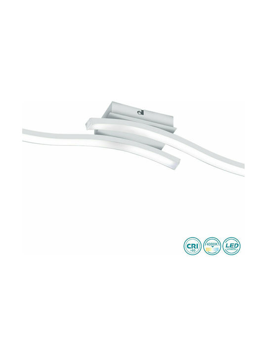 Trio Lighting Route Ceiling Mount Light 56cm White with Integrated LED