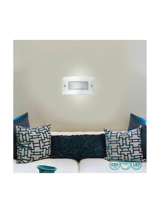 Fan Europe Trilogy Modern Lamp Wall with Integrated LED and Natural White Light 20x20x20cm