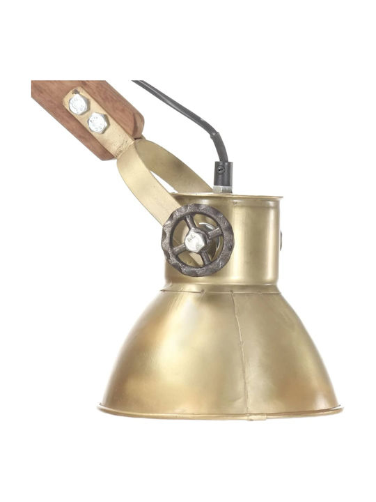 vidaXL Vintage Lamp Wall with Socket E27 Gold 45cm