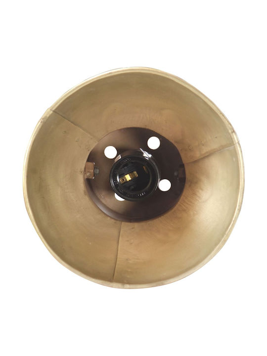 vidaXL Vintage Lamp Wall with Socket E27 Gold 45cm