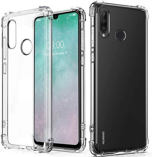 Back Cover Σιλικόνης 0.5mm Διάφανο (Huawei P30 Lite)