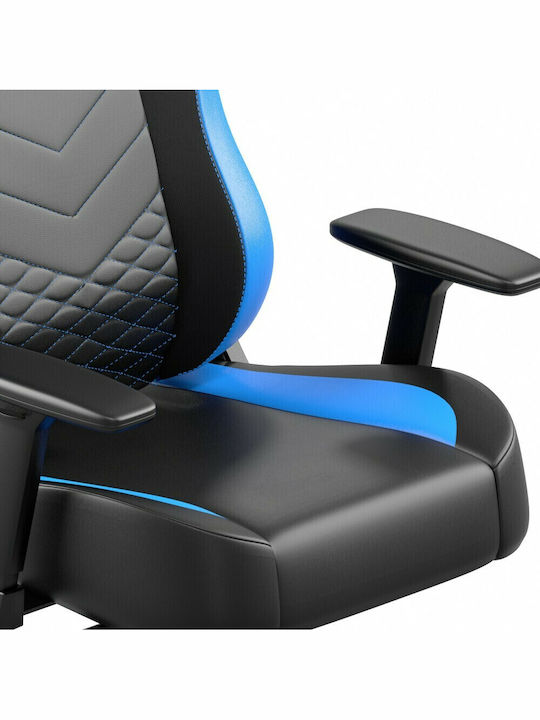 Oneray D0930 Καρέκλα Gaming Δερματίνης με Ρυθμιζόμενα Μπράτσα Μαύρο/Μπλε