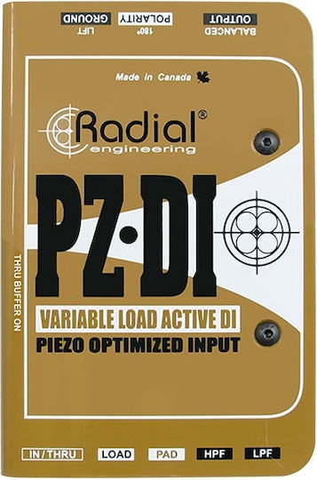 Radial PZ-DI Active 1 Channel DI Box with Phantom Power
