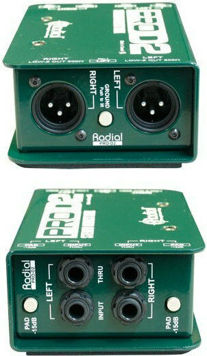 Radial Pro D2 Пасивен DI Box 2 Канала