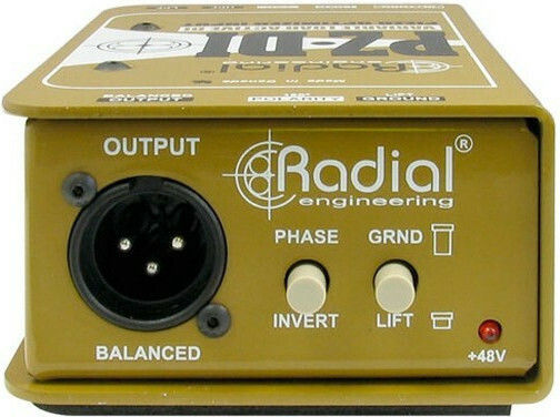 Radial PZ-DI Active 1 Channel DI Box with Phantom Power