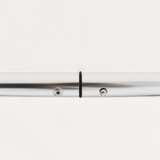 vidaXL L243xH137cm Weiß Farbe