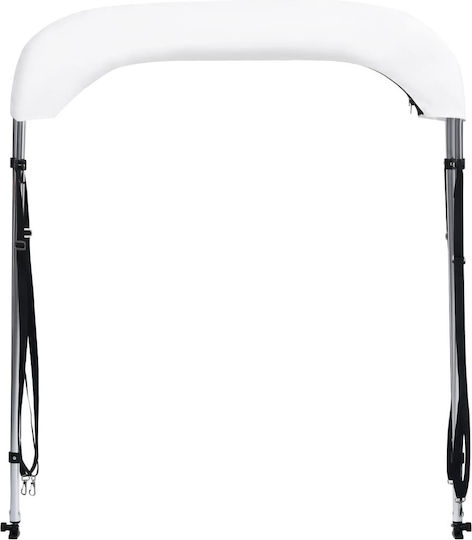 vidaXL Aluminium Boat Canopy L150xW120xH110cm White