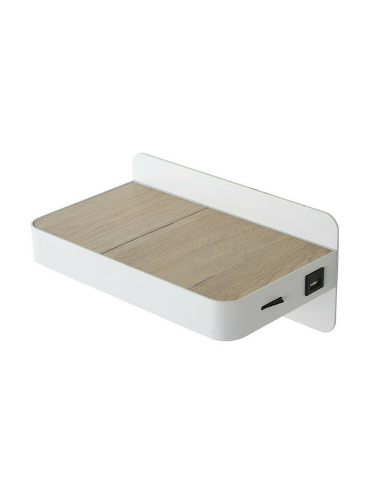 Lucide Lightning Atkin Modern Leuchte Wand mit Integrierter LED und Warmweißes Licht 25cm