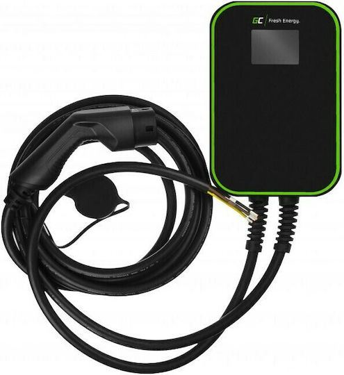 Green Cell EV14 Wall Mounted Three-Phase 22kW Charging Station with Built-in Cable Type 2 (EV14)