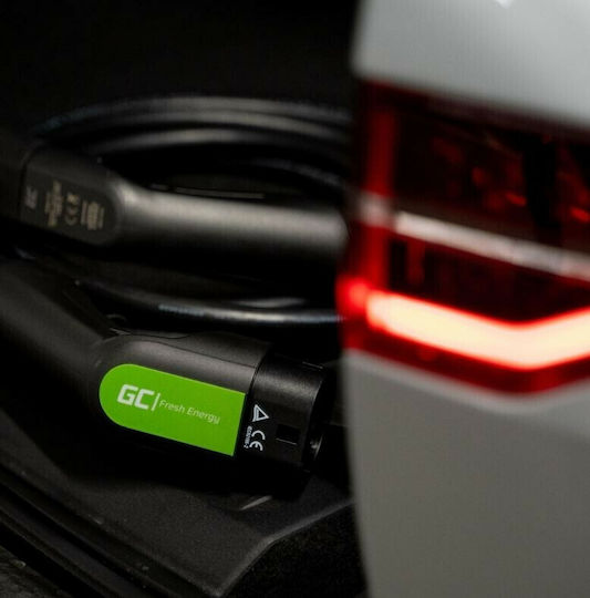 Green Cell Electric Car Single Phase Charging Station Cable 5m Type 2 - Type 2 EV13