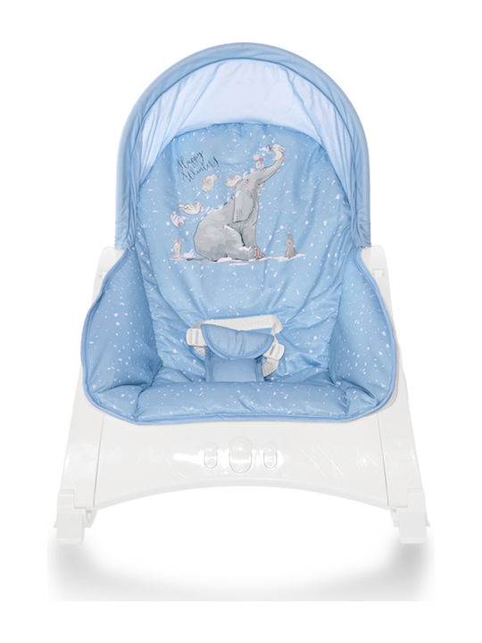 Lorelli Electric Baby Relax Enjoy with Music and Vibration Tender Blue Fun