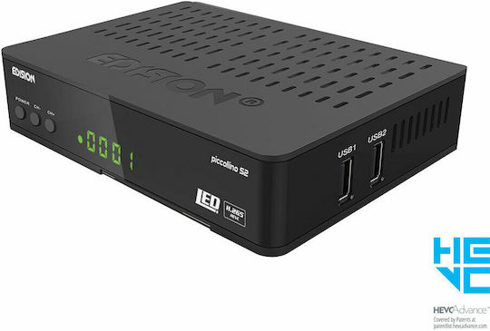 Edision Satellite Decoder Piccollino S2 01-07-0018 Full HD (1080p) DVB-S2 with PVR Recording Function in Black Colour