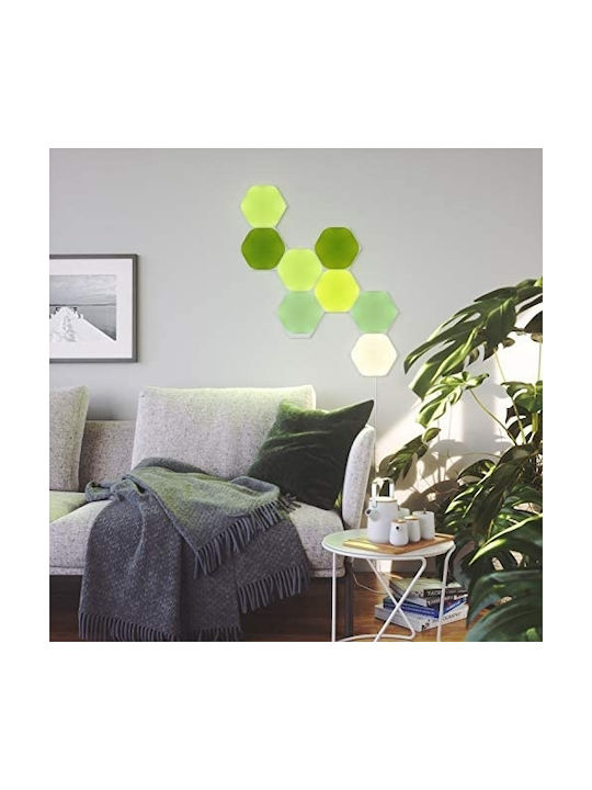 Nanoleaf Διακοσμητικό Φωτιστικό Shapes Hexagons Smarter LED RGB Hexagon