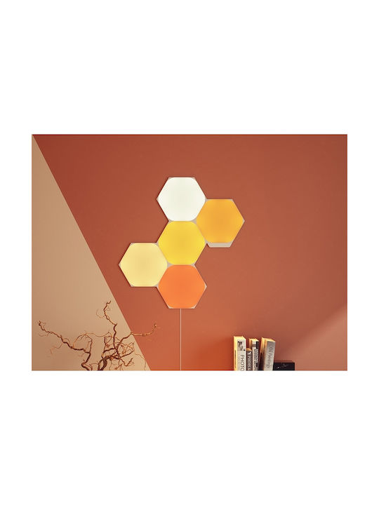 Nanoleaf Διακοσμητικό Φωτιστικό Shapes Hexagons Smarter LED RGB Hexagon