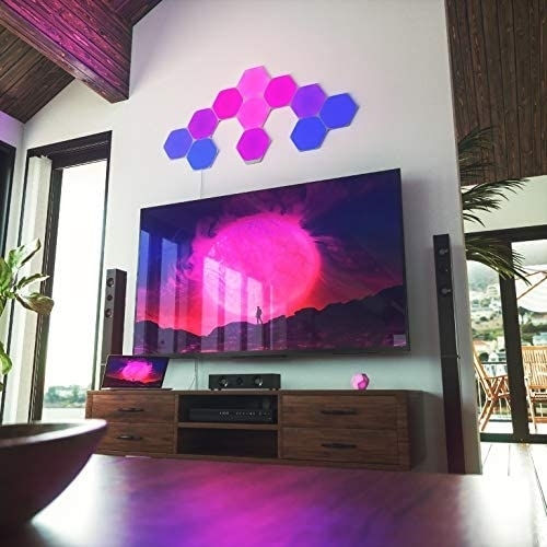 Nanoleaf Shapes Hexagons Smarter Decorative Lamp Hexagon Multicolour