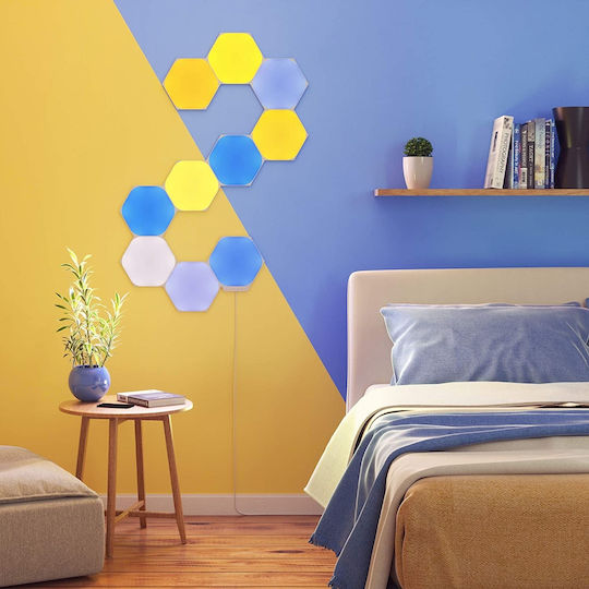 Nanoleaf Shapes Hexagons Smarter Decorative Lamp Hexagon Multicolour