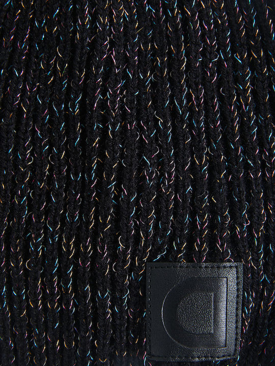 Beanie Frauen Beanie mit Rippstrick in Schwarz Farbe