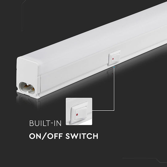 V-TAC Φωτιστικό Πάγκου Κουζίνας LED 7W Θερμό Λευκό με Διακόπτη Μ60xΒ2.28xΥ3εκ.