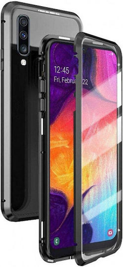 Forcell Magneto 360 Full Cover Plastic Magnetic Negru (Galaxy A50)