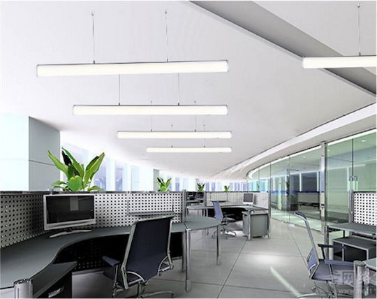 Atman Palermo LED Γραμμικό Φωτιστικό Οροφής 36W Ψυχρό Λευκό IP20 Μ120xY120εκ.