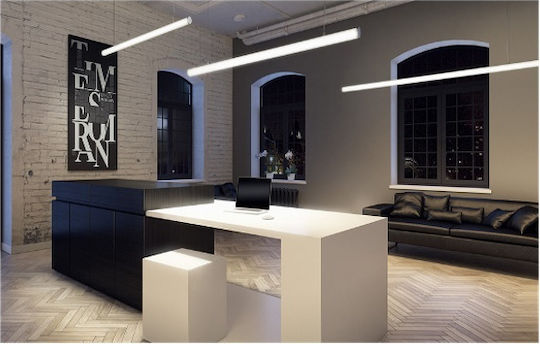 Atman Palermo LED Γραμμικό Φωτιστικό Οροφής 36W Ψυχρό Λευκό IP20 Μ120xY120εκ.