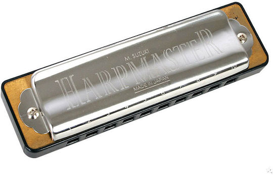 Suzuki Διατονική Φυσαρμόνικα Harpmaster Τονικότητας B (Si) Ματζόρε