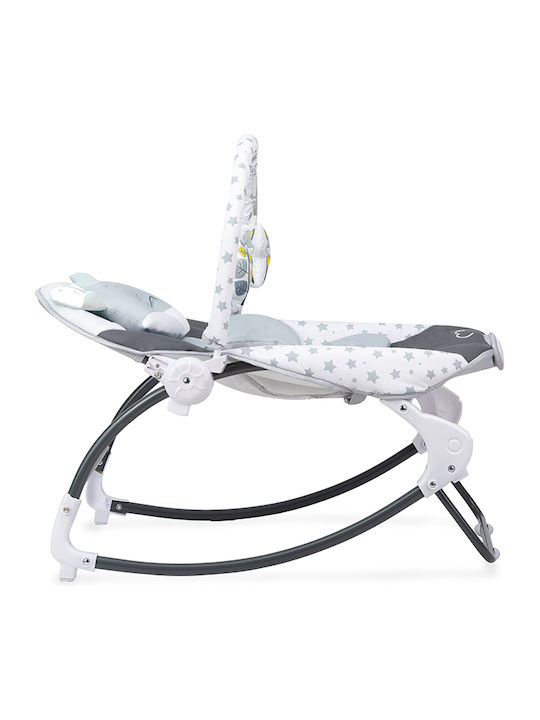 Momi Electric Relax Bebeluș Luis cu Muzică și Vibrații Gri pentru Copil până la 9kg