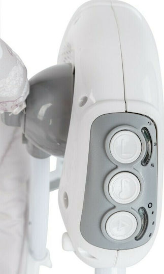Kikka Boo Elektrisch Baby Relax Schaukel Felice mit Musik und Vibration Beige Bear für Kind bis 9kg