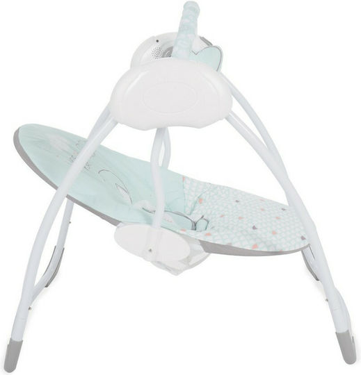 Kikka Boo Elektrisch Baby Relax Schaukel Felice mit Musik und Vibration Beige Bear für Kind bis 9kg