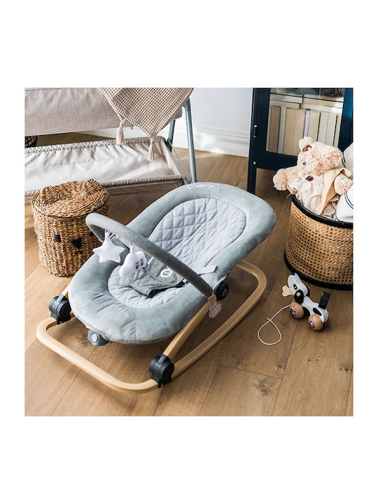 Momi Electric Baby Relax Lumiwood with Music and Vibration Navy Blue for Child up to 9kg