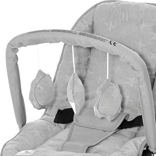 Lorelli Manual Baby Relax Eliza Luxe Frosty Green Stars for Child up to 9kg
