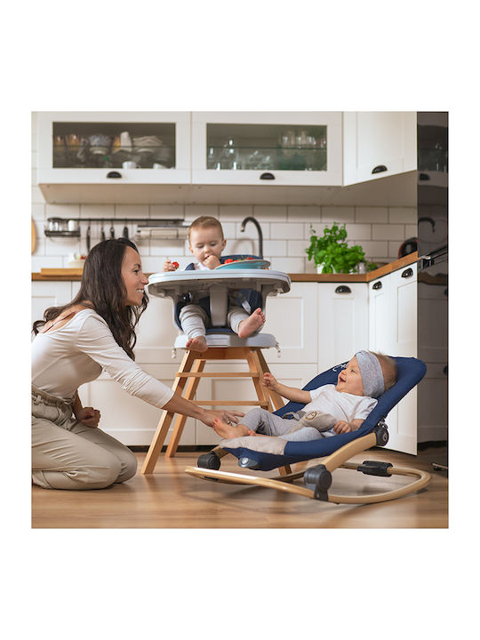 Momi Electric Baby Relax Lumiwood with Music and Vibration Gray for Child up to 9kg