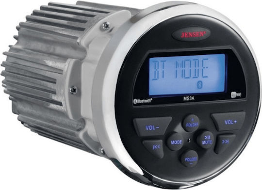 Jensen Boot-Soundsystem 40W Wasserdicht mit AUX / Bluetooth / USB Schwarz