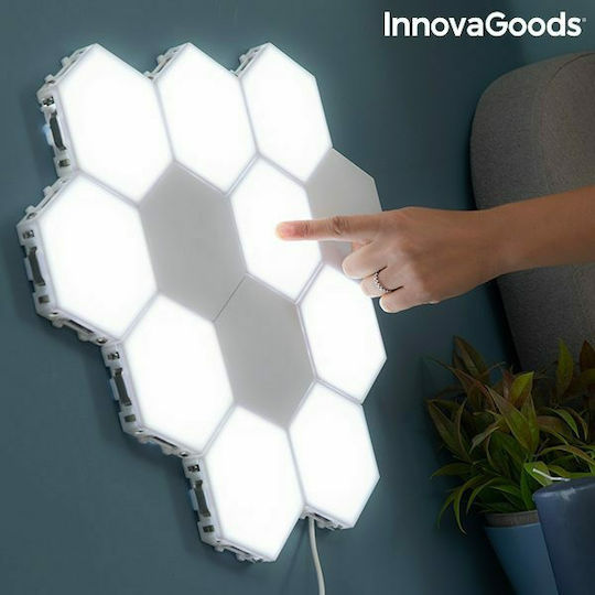 InnovaGoods Decorative Lamp Hexagon White