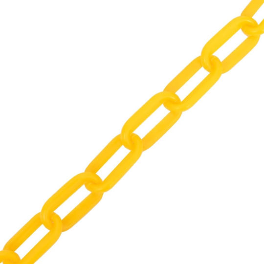 vidaXL Plastic Traffic Chain Yellow L100m