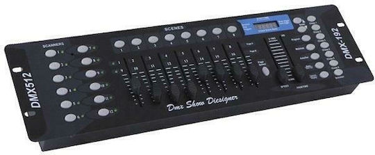 GloboStar DMX Controller Κονσόλα Φωτισμού με 192 Κανάλια Ελέγχου