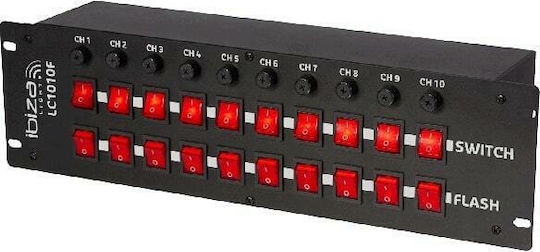 Ibiza Sound LC-1010F DMX Switch για Κονσόλα Φωτισμού με Τοποθέτηση Rack